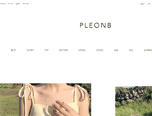 Tablet Screenshot of pleonb.com